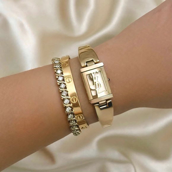 Authentic YSL Yves Saint Laurent Vintage Watch Limited Edition - Picture 1 of 9